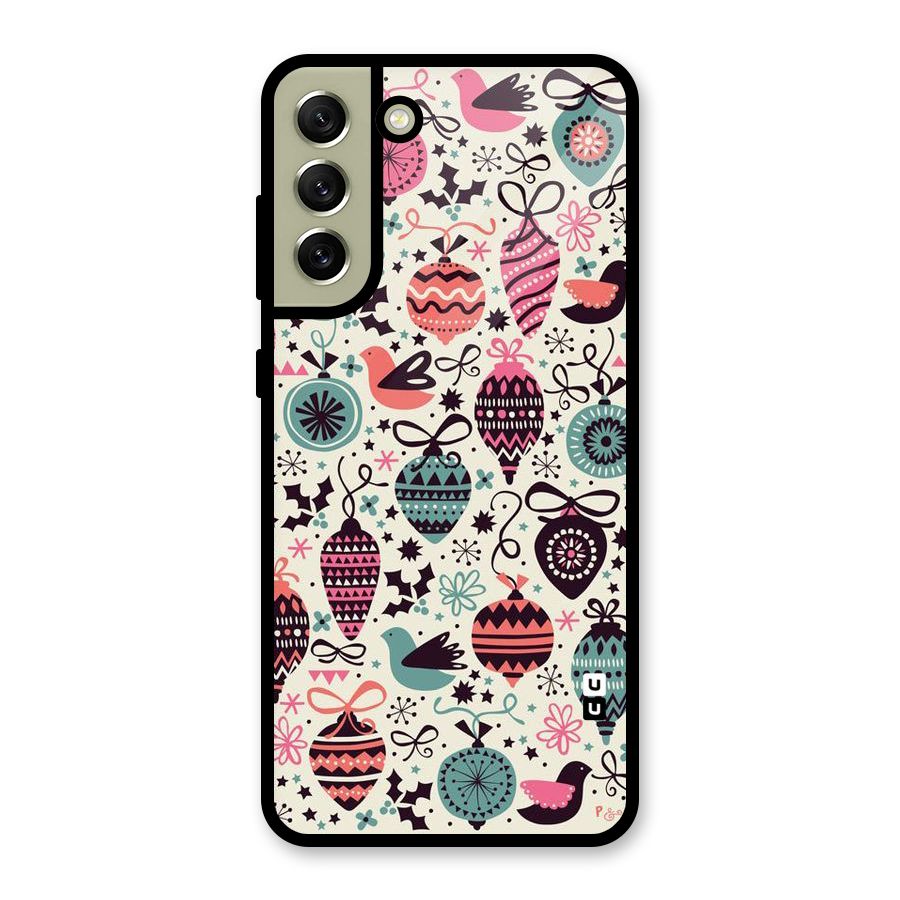 Celebration Pattern Metal Back Case for Galaxy S21 FE 5G (2023)