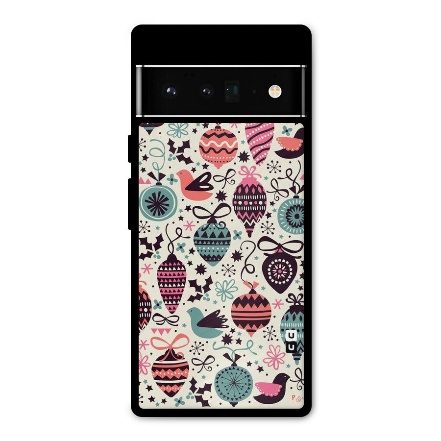 Celebration Pattern Metal Back Case for Google Pixel 6 Pro
