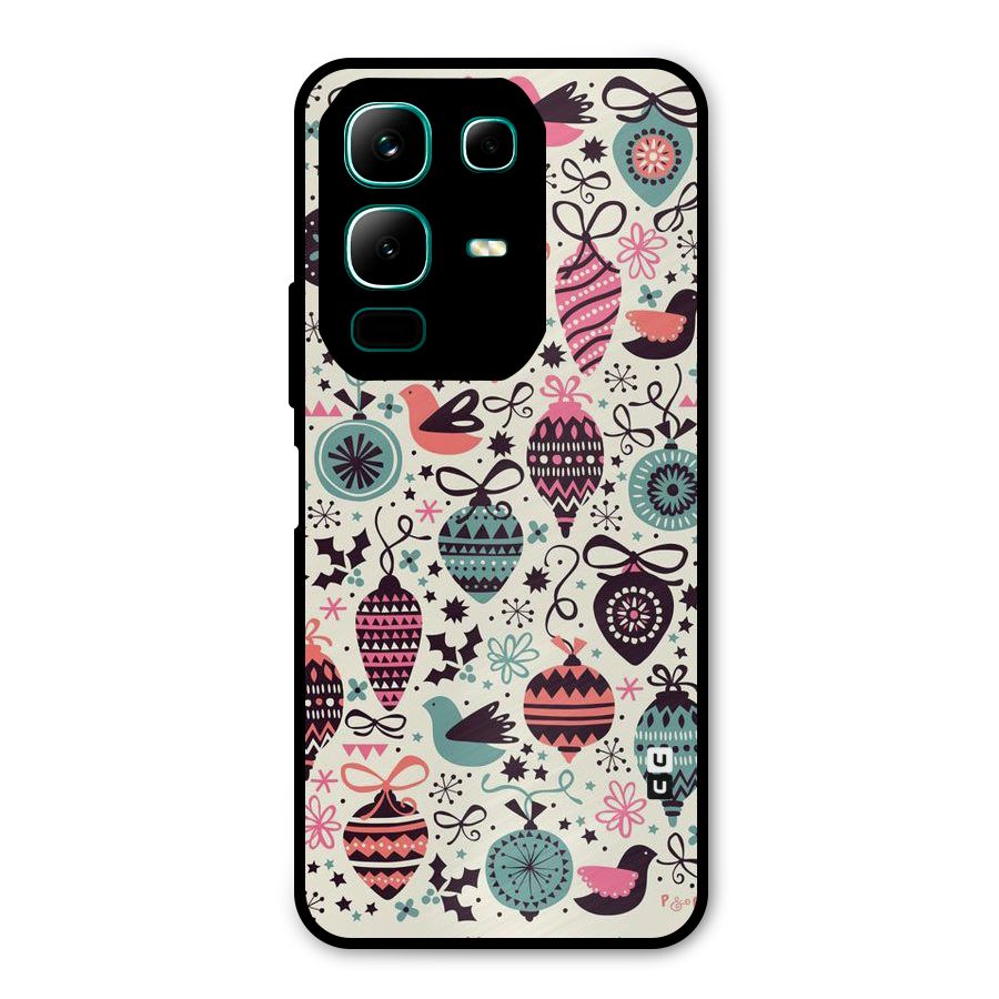 Celebration Pattern Metal Back Case for Infinix Note 50x