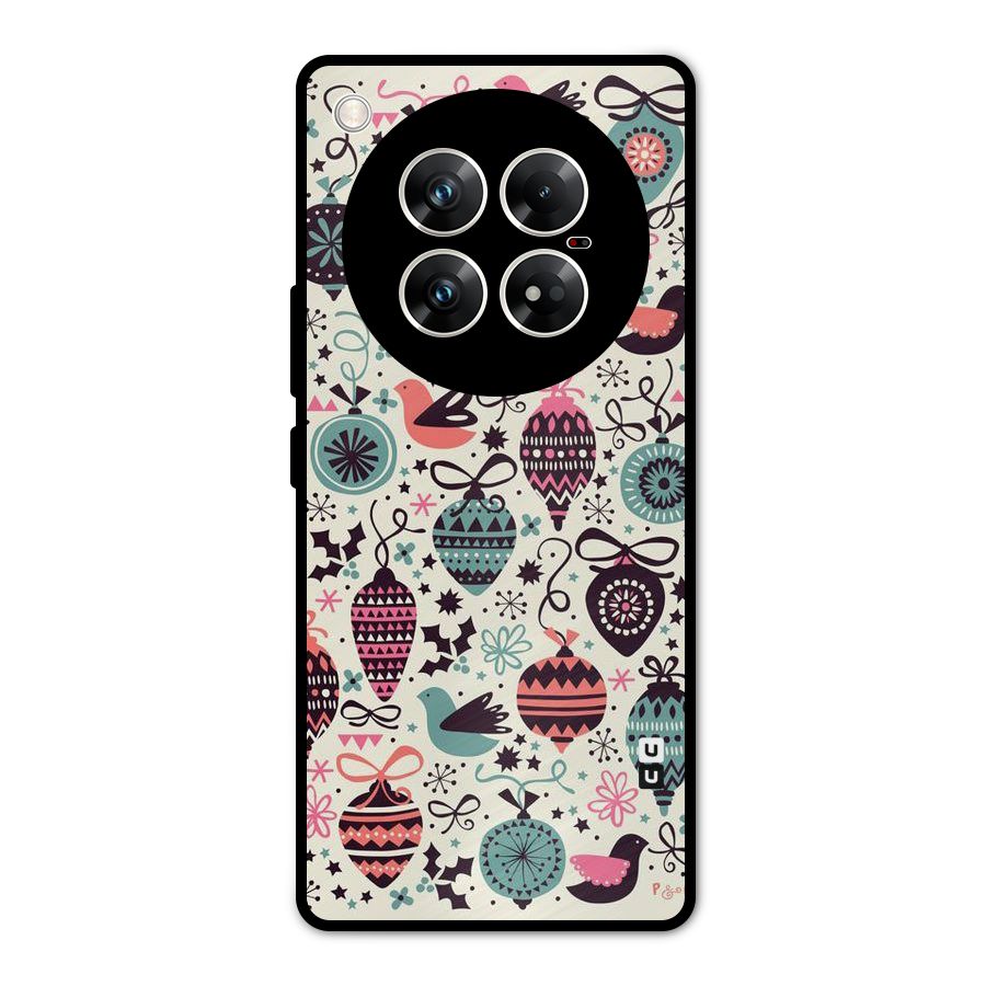 Celebration Pattern Metal Back Case for Infinix Zero 40 5G