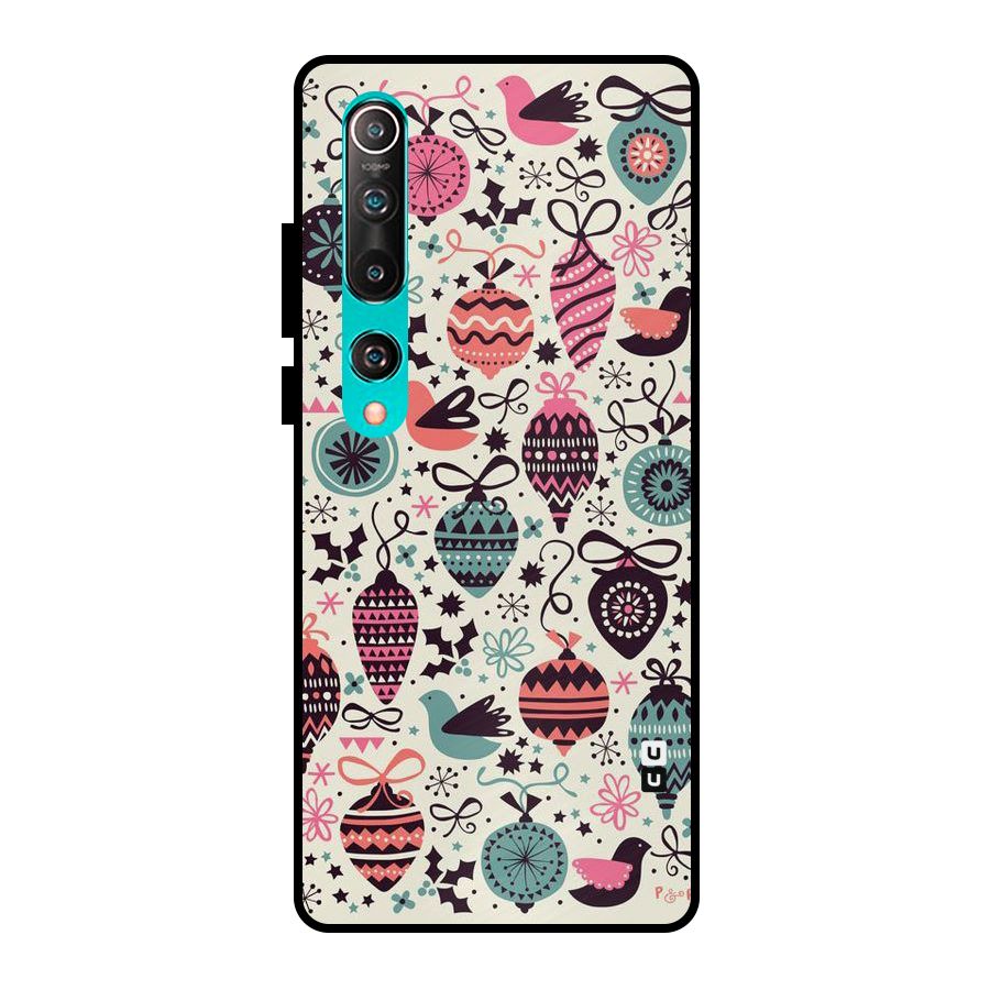Celebration Pattern Metal Back Case for Mi 10
