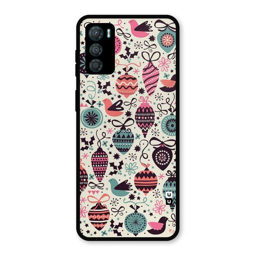 Celebration Pattern Metal Back Case for Moto G42