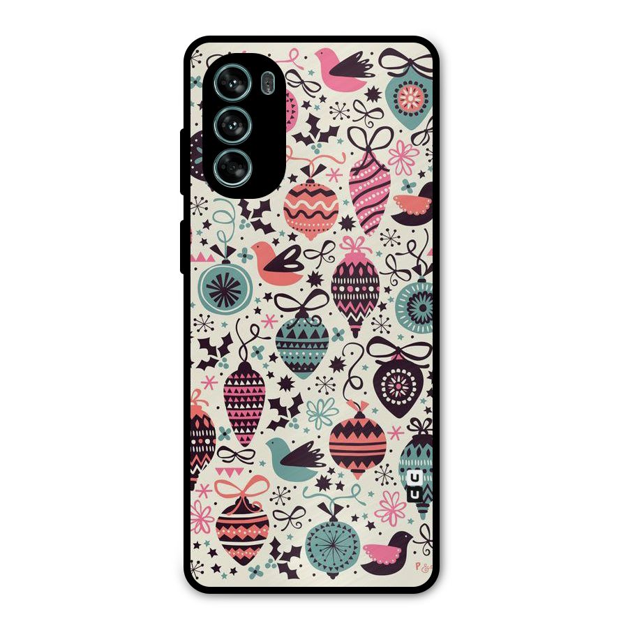 Celebration Pattern Metal Back Case for Moto G62