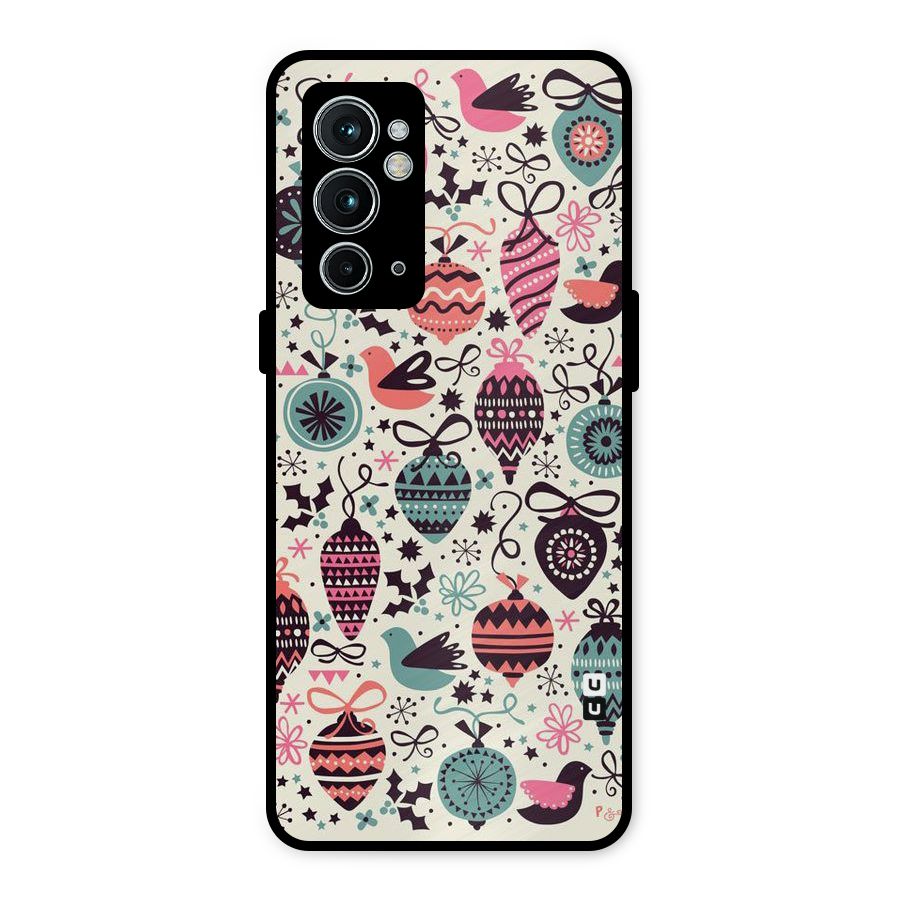 Celebration Pattern Metal Back Case for OnePlus 9RT 5G