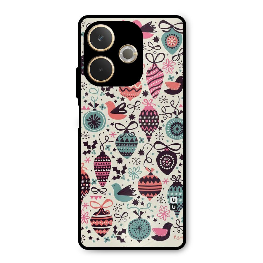 Celebration Pattern Metal Back Case for Oppo A5 Pro