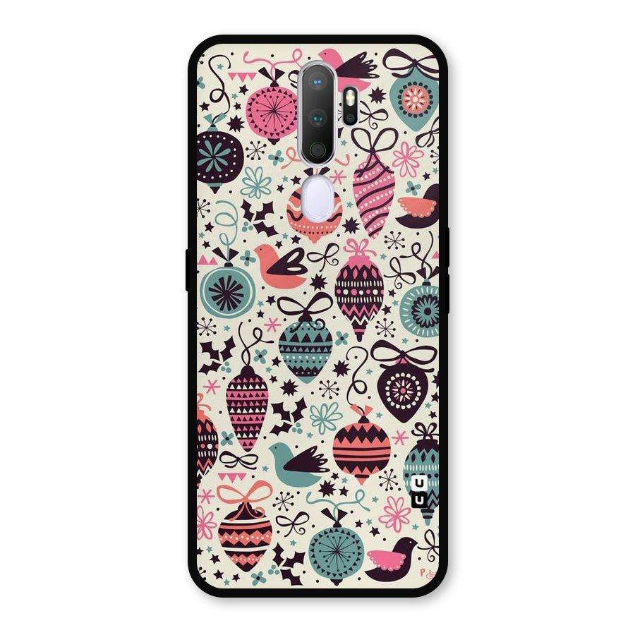 Celebration Pattern Metal Back Case for Oppo A9 (2020)