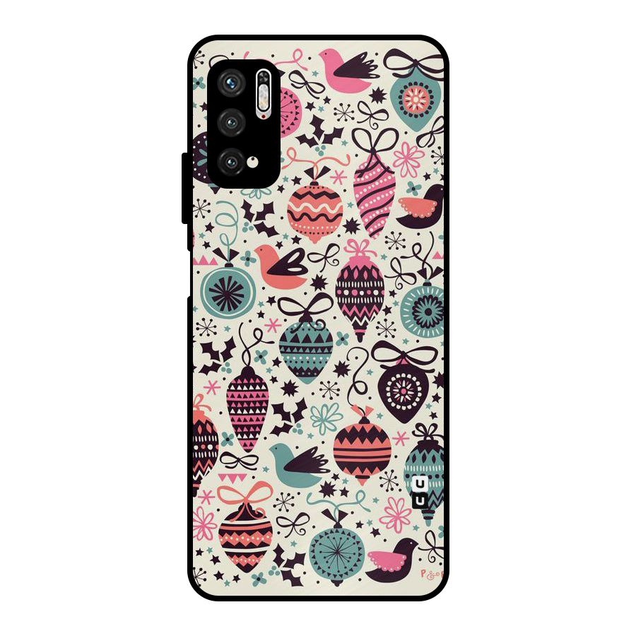 Celebration Pattern Metal Back Case for Poco M3 Pro 5G