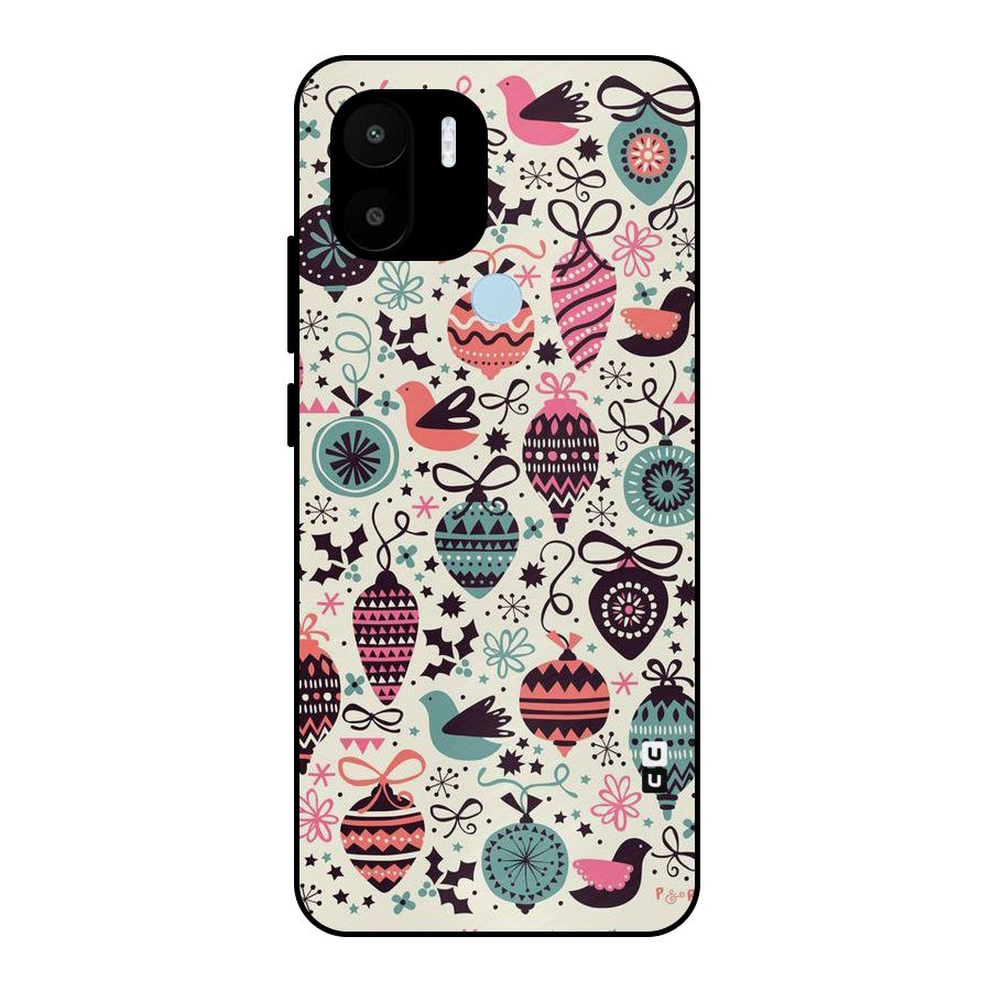 Celebration Pattern Metal Back Case for Redmi A2+