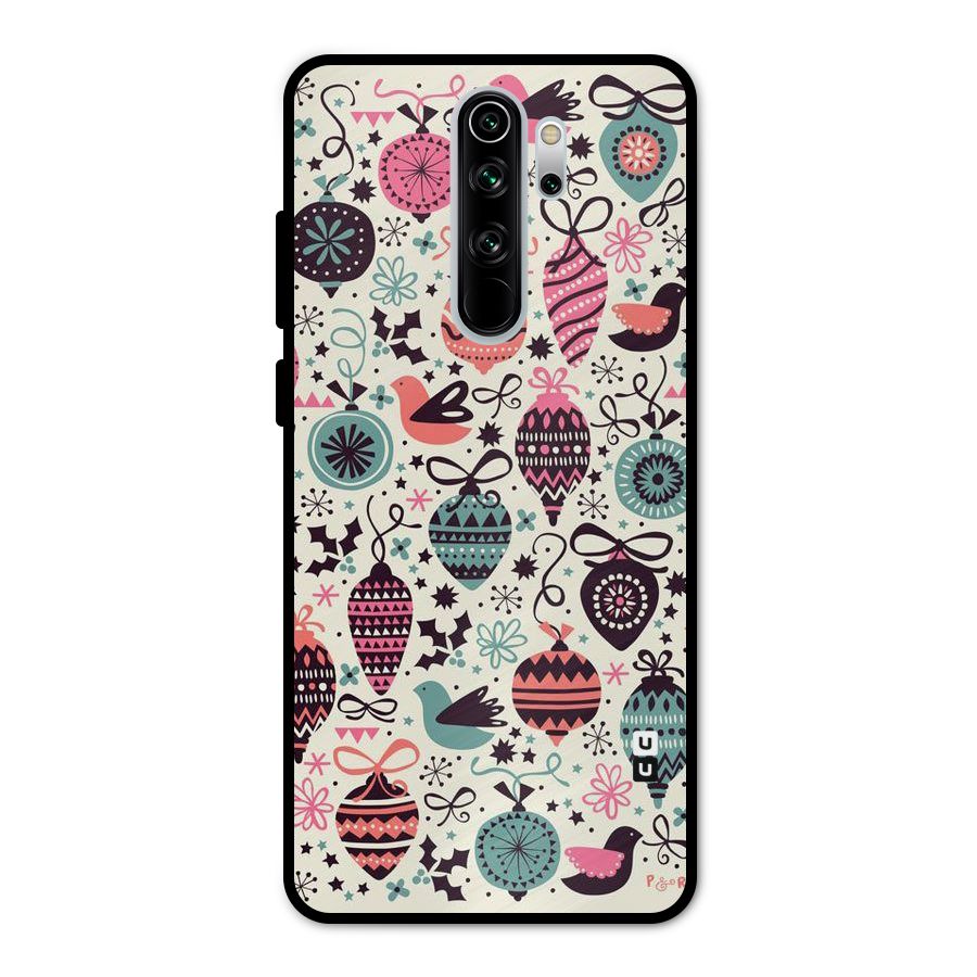 Celebration Pattern Metal Back Case for Redmi Note 8 Pro
