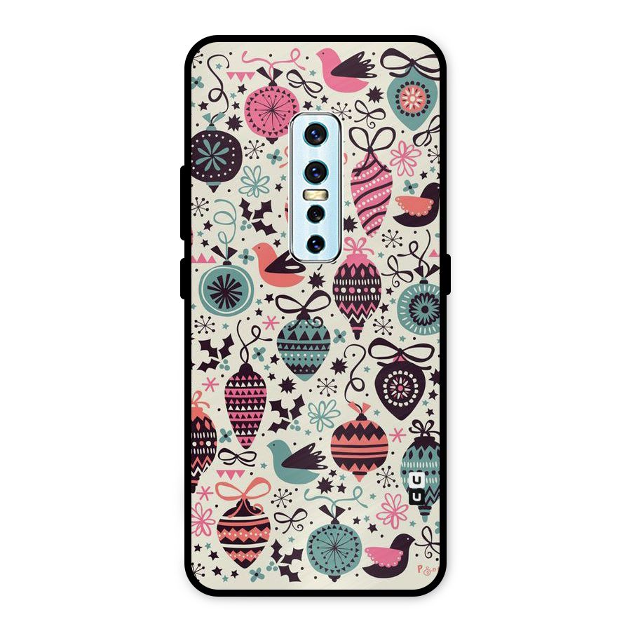 Celebration Pattern Metal Back Case for Vivo V17 Pro