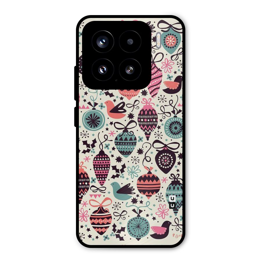 Celebration Pattern Metal Back Case for Xiaomi 15