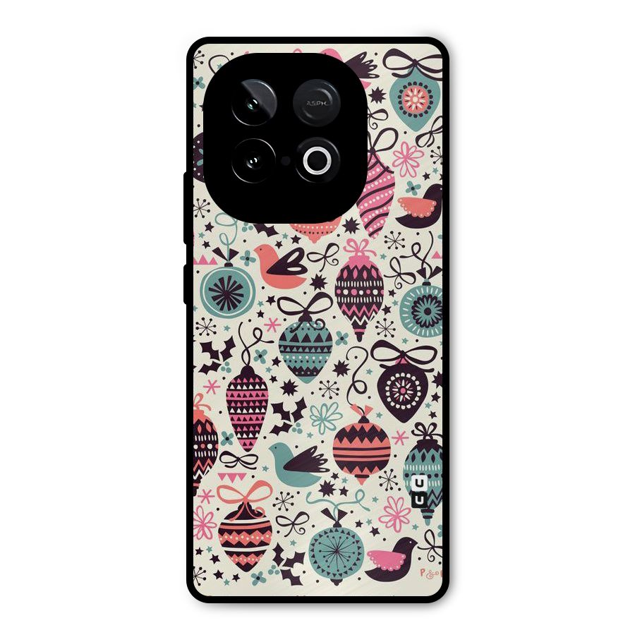 Celebration Pattern Metal Back Case for iQOO Neo 10