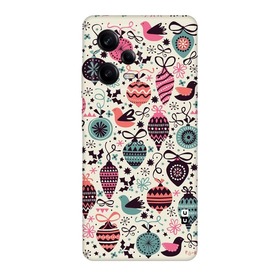 Celebration Pattern Original Polycarbonate Back Case for Redmi Note 12 Pro