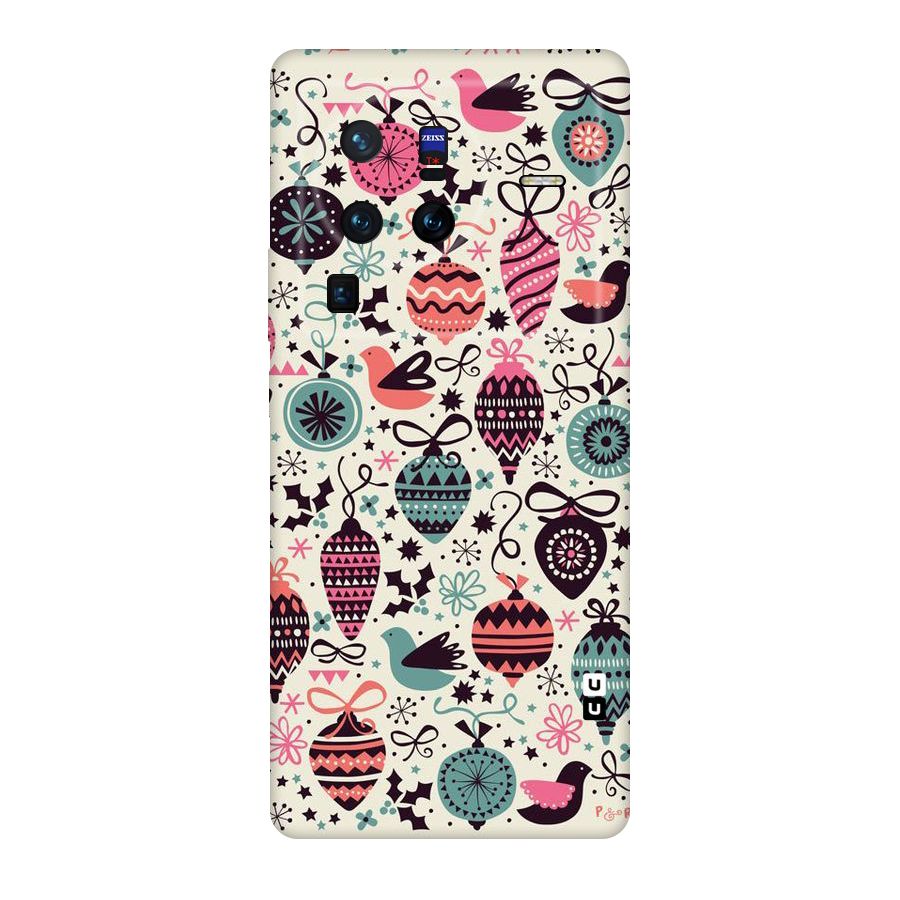 Celebration Pattern Original Polycarbonate Back Case for Vivo X80