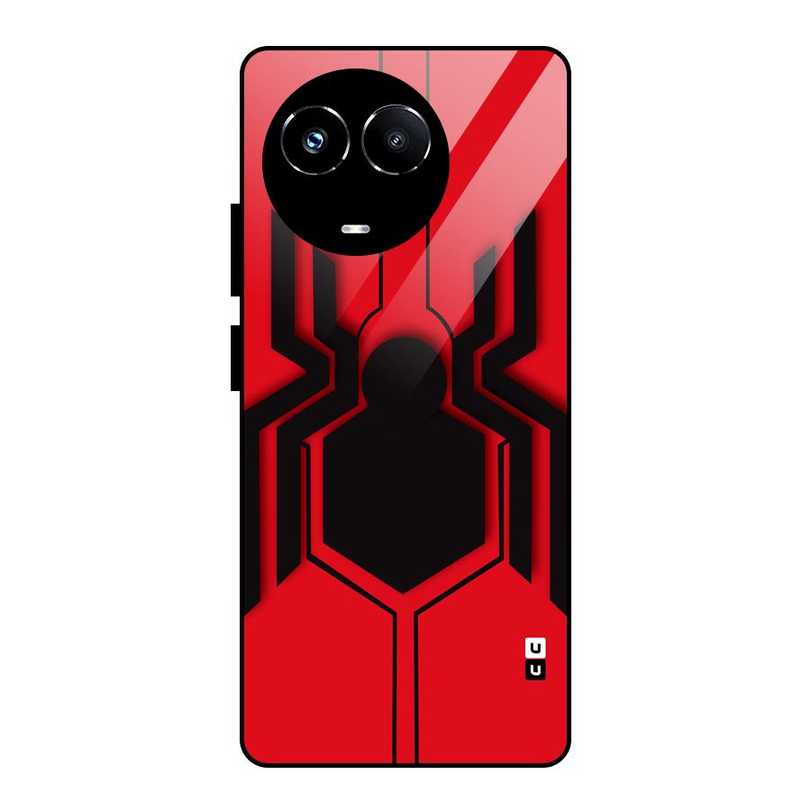 Center Spider Glass Back Case for Realme 11X
