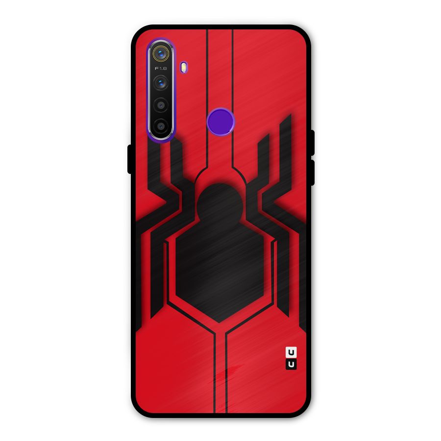 Center Spider Glass Back Case for Realme 5s
