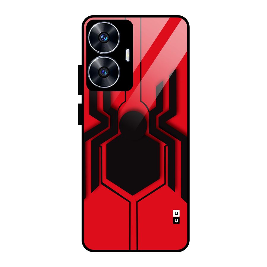Center Spider Glass Back Case for Realme Narzo N55