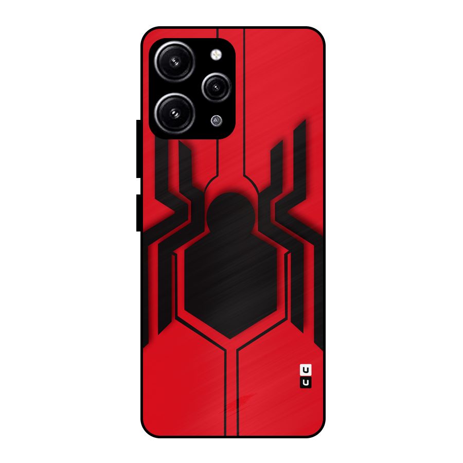 Center Spider Glass Back Case for Redmi 12 4G