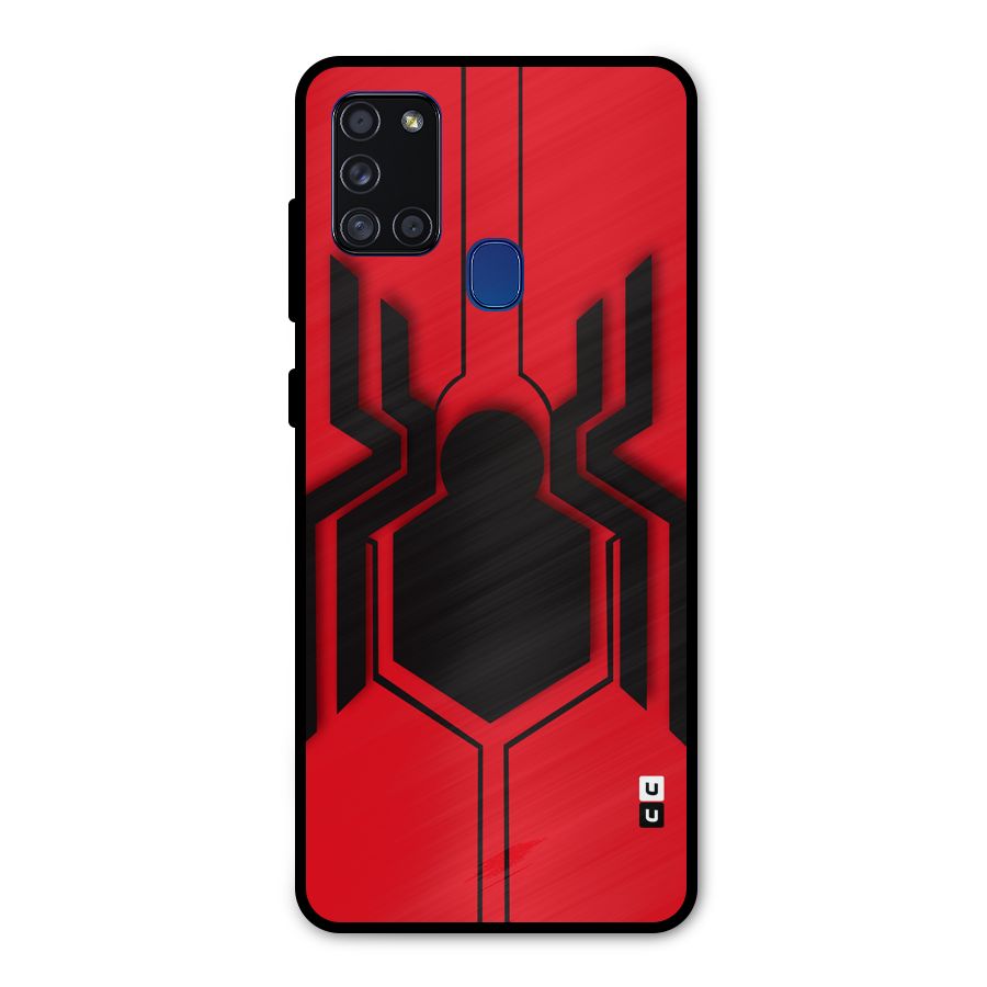Center Spider Metal Back Case for Galaxy A21s