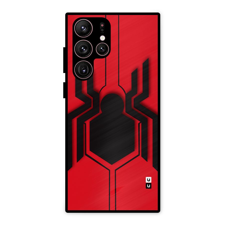 Center Spider Metal Back Case for Galaxy S22 Ultra 5G