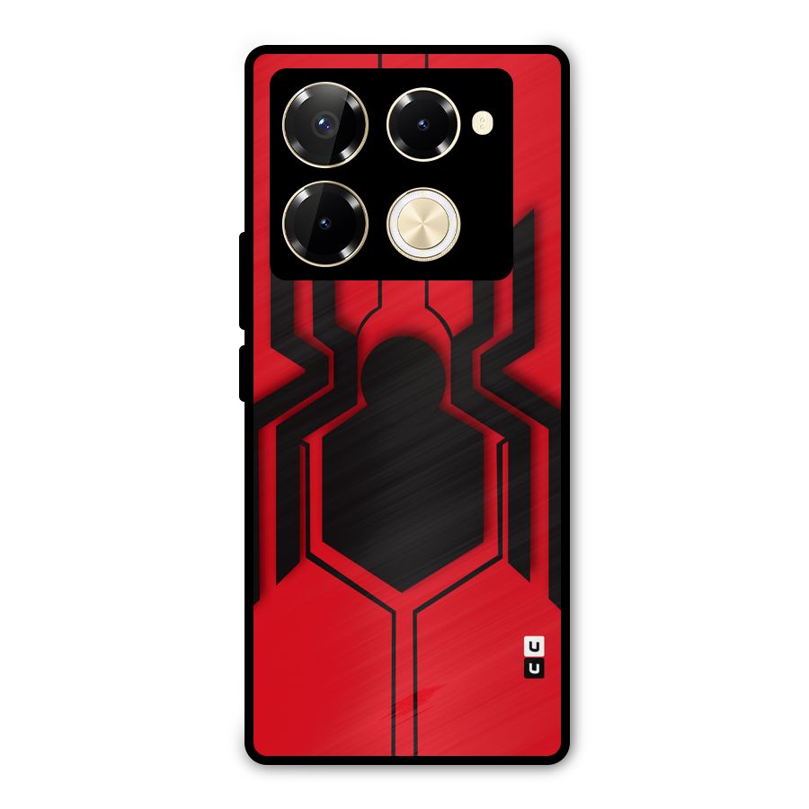 Center Spider Metal Back Case for Infinix Note 40 Pro Plus