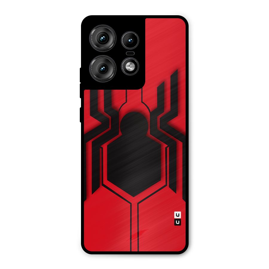 Center Spider Metal Back Case for Motorola Edge 50 Pro