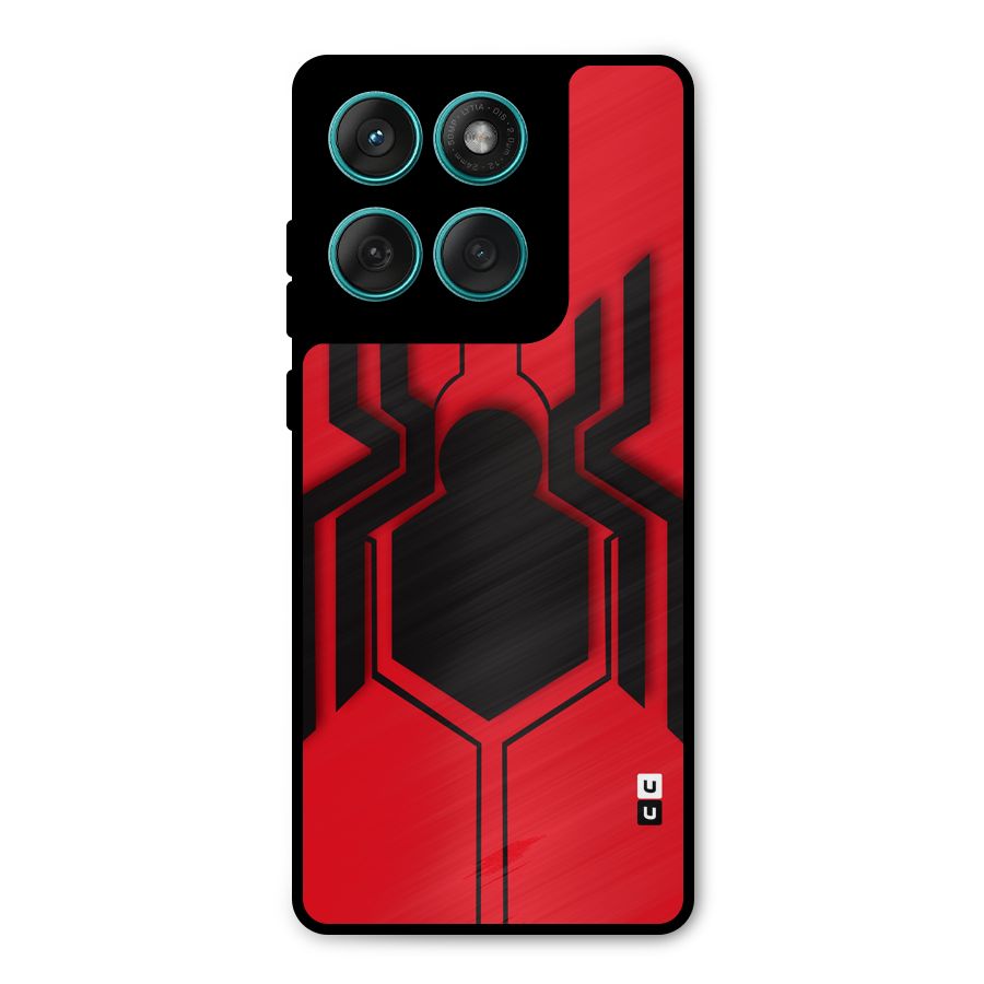 Center Spider Metal Back Case for Motorola Edge 60 Fusion