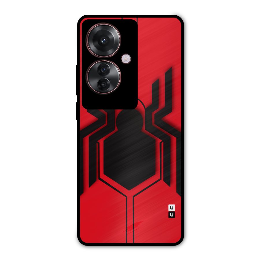 Center Spider Metal Back Case for Oppo F25 Pro