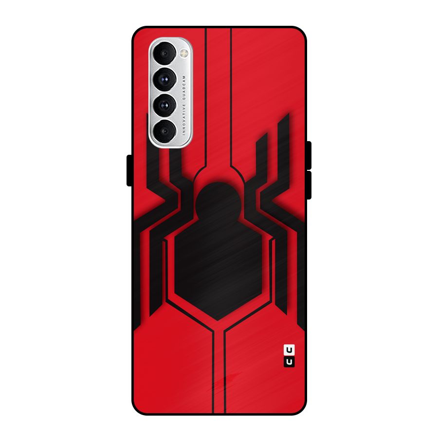 Center Spider Metal Back Case for Oppo Reno4 Pro
