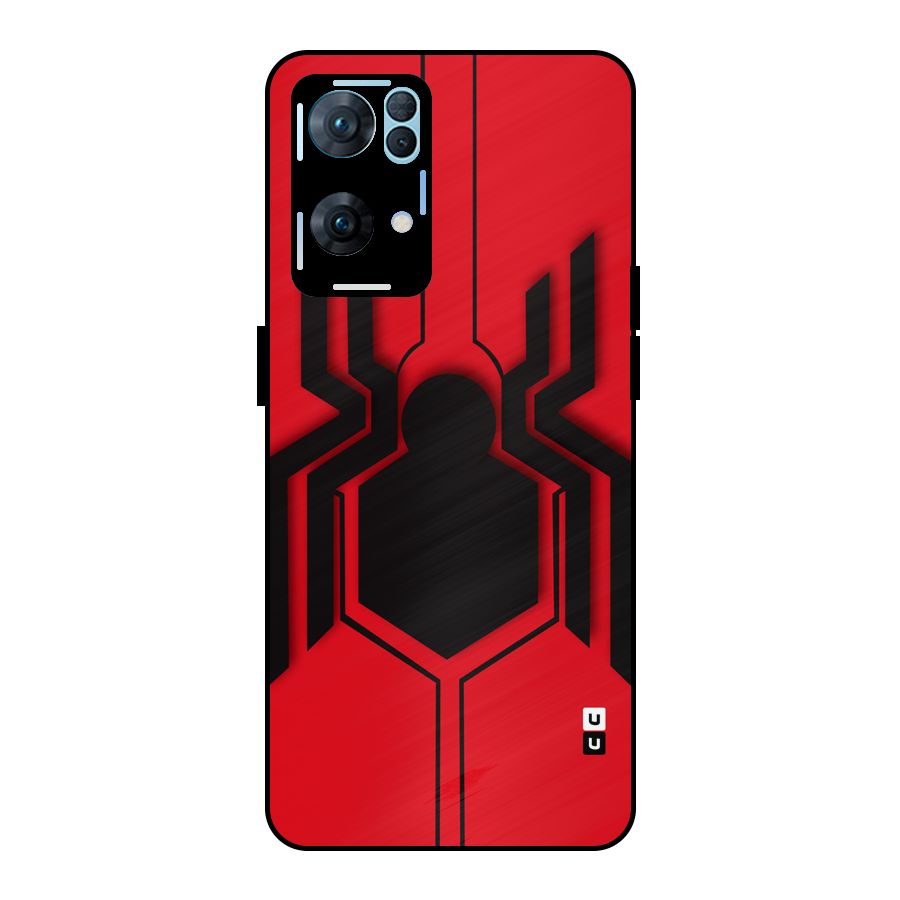 Center Spider Metal Back Case for Oppo Reno7 Pro 5G