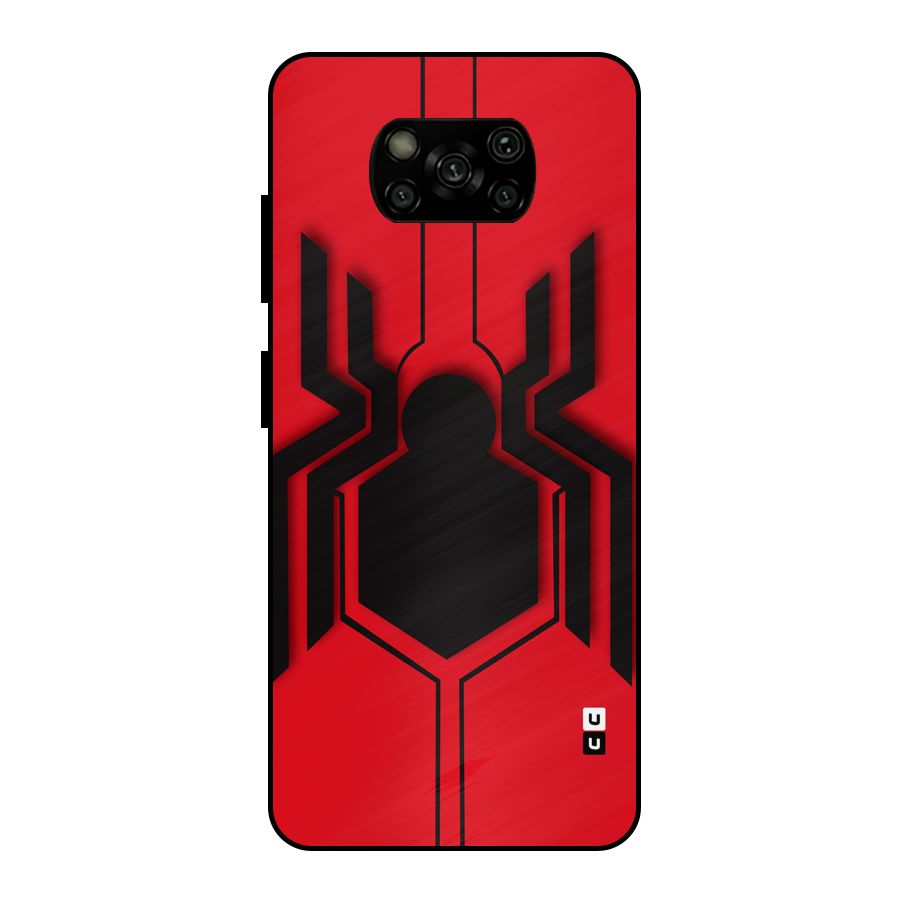 Center Spider Metal Back Case for Poco X3