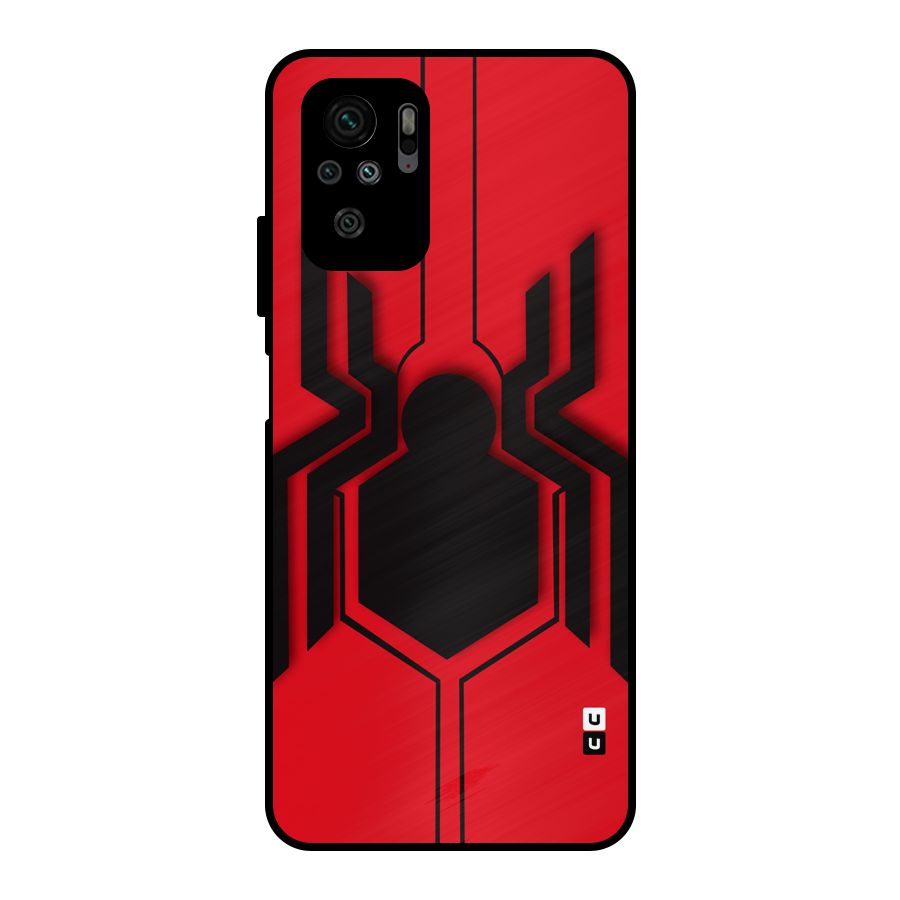 Center Spider Metal Back Case for Redmi Note 10S