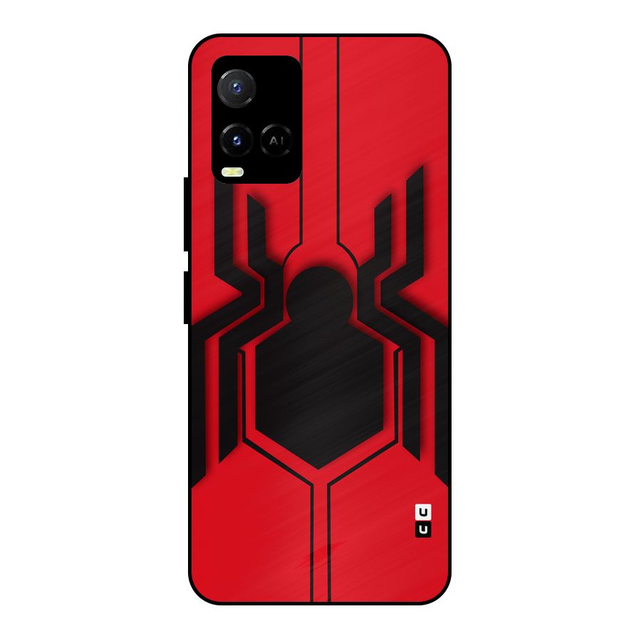 Center Spider Metal Back Case for Vivo Y21A