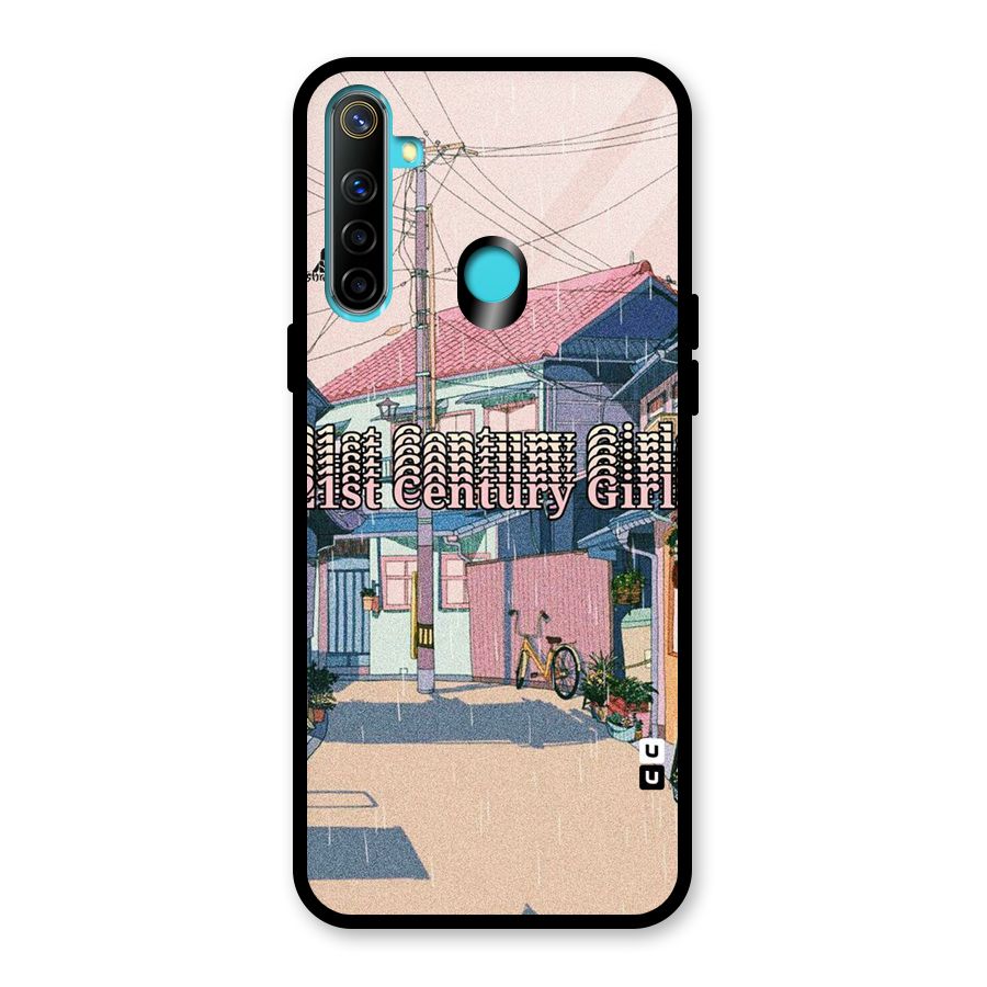 Century Girls Glass Back Case for Realme 5i