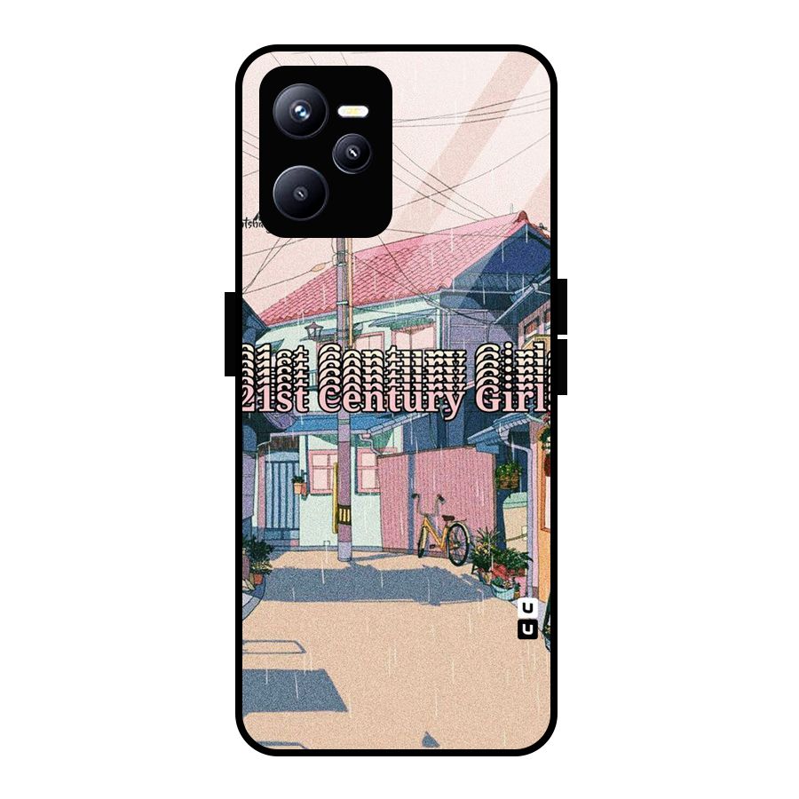 Century Girls Glass Back Case for Realme C35