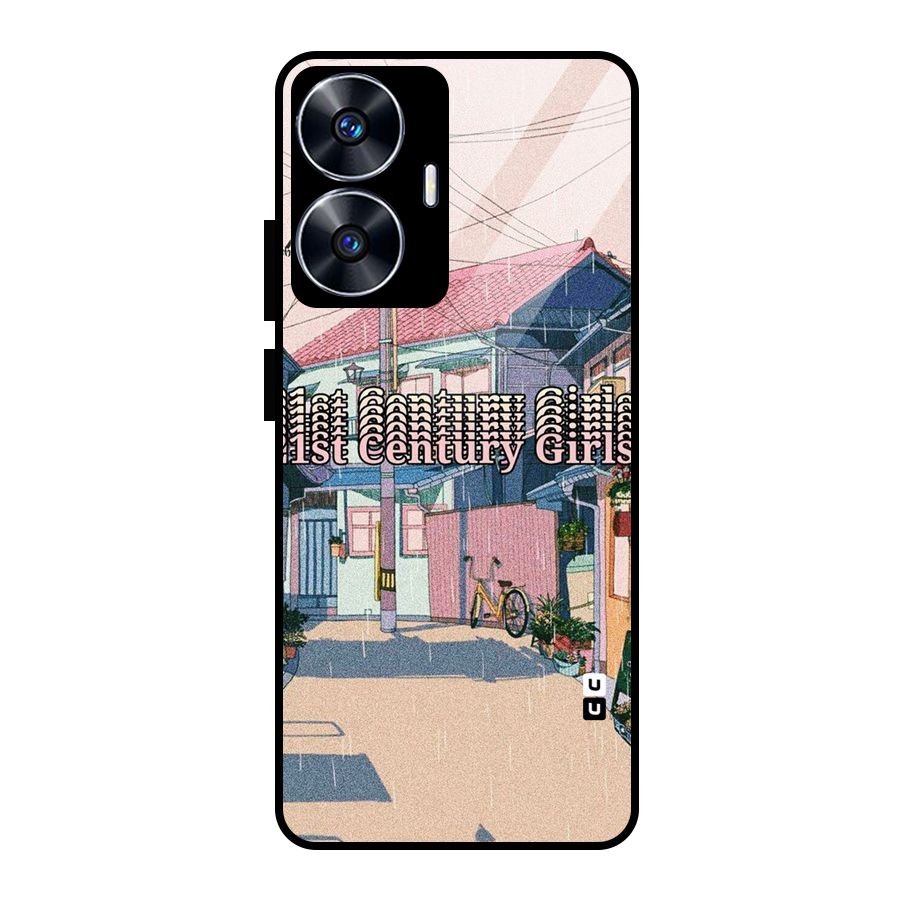 Century Girls Glass Back Case for Realme Narzo N55