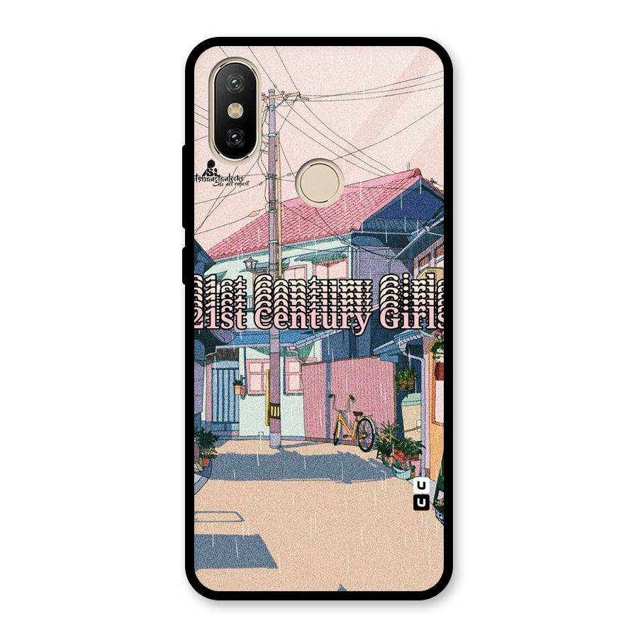 Century Girls Glass Back Case for Redmi A2