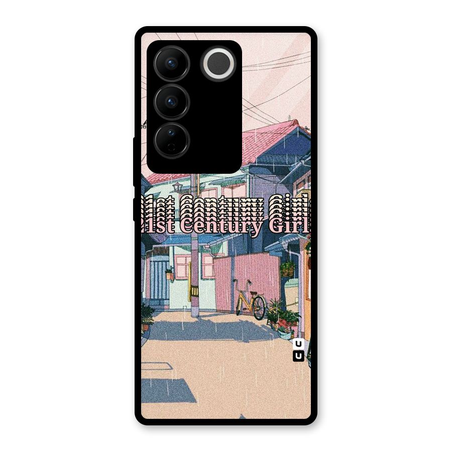 Century Girls Glass Back Case for Vivo V27