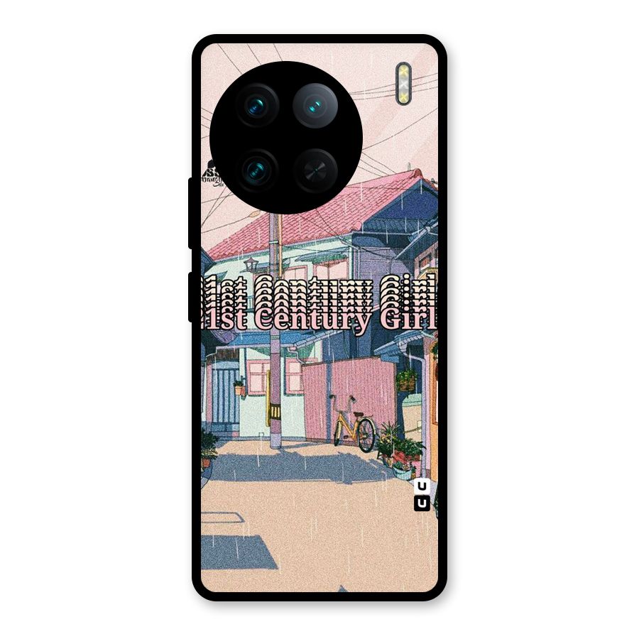 Century Girls Glass Back Case for Vivo X90 Pro