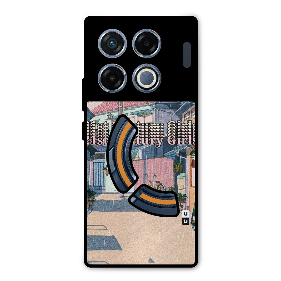 Century Girls Metal Back Case for Infinix GT 20 Pro