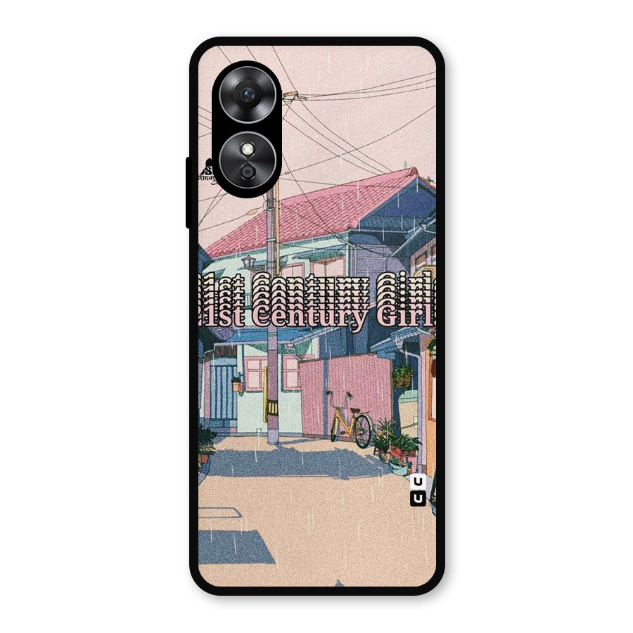 Century Girls Metal Back Case for Oppo A17