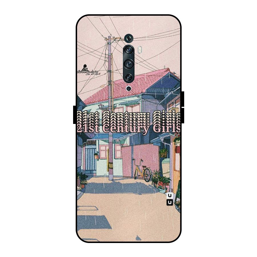 Century Girls Metal Back Case for Oppo Reno2 Z