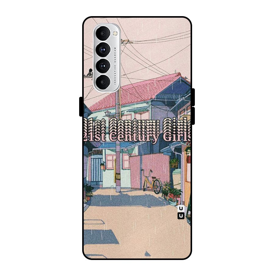 Century Girls Metal Back Case for Oppo Reno4 Pro