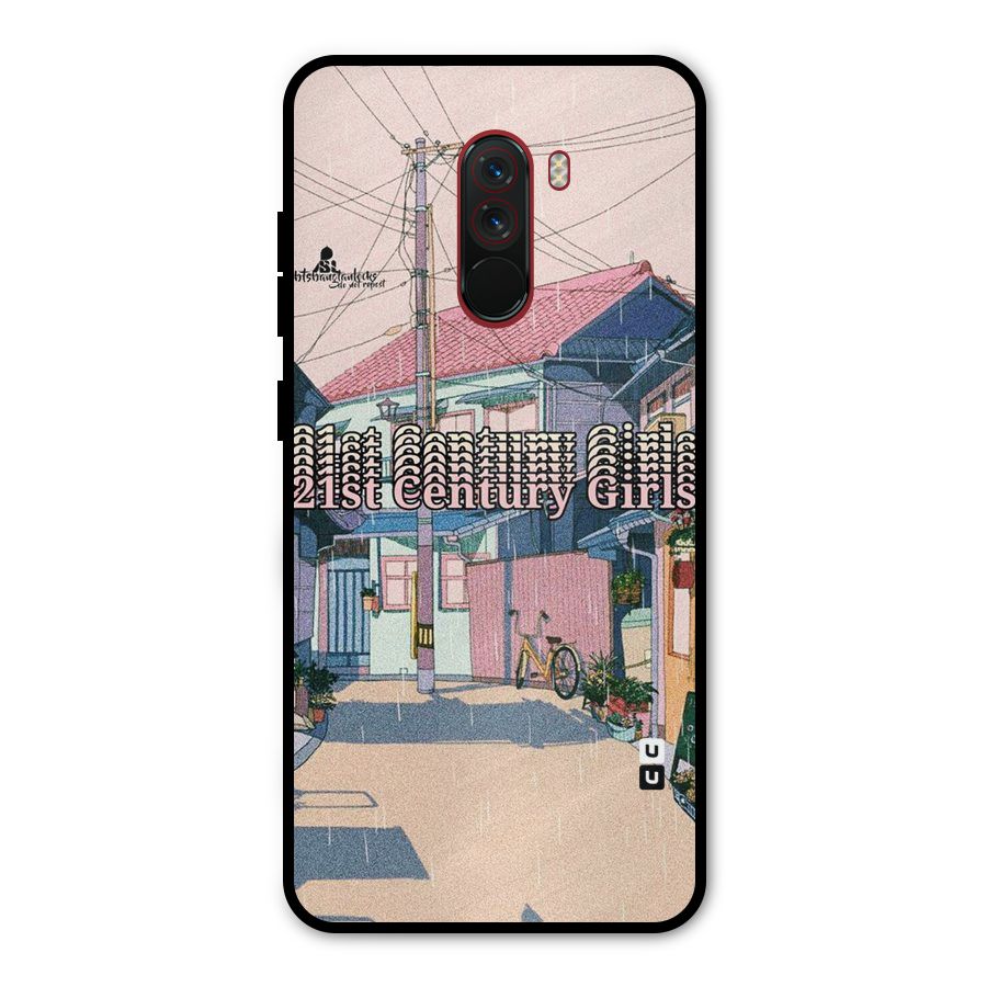 Century Girls Metal Back Case for Poco F1