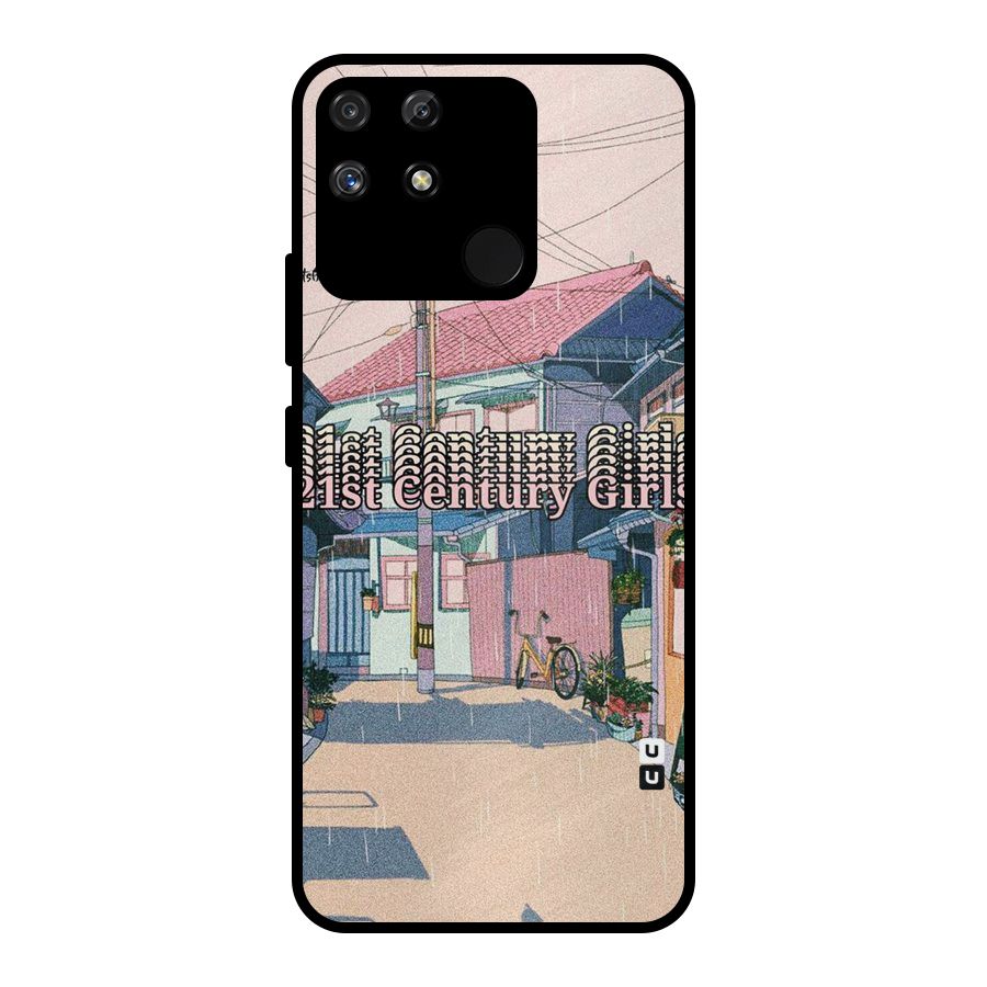 Century Girls Metal Back Case for Realme Narzo 50A
