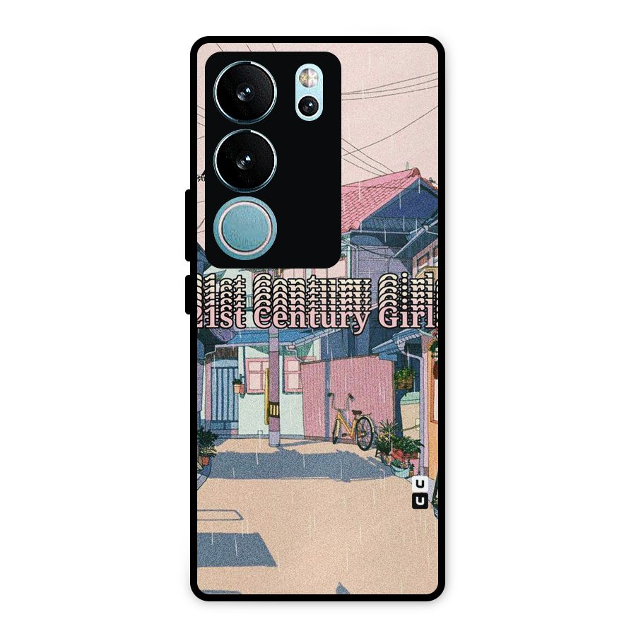 Century Girls Metal Back Case for Vivo V29 Pro