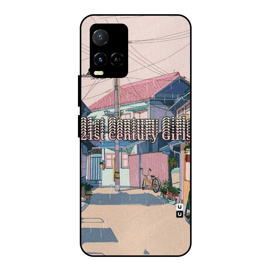 Century Girls Metal Back Case for Vivo Y21