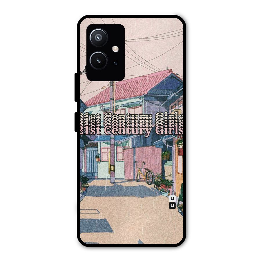 Century Girls Metal Back Case for Vivo Y75 5G