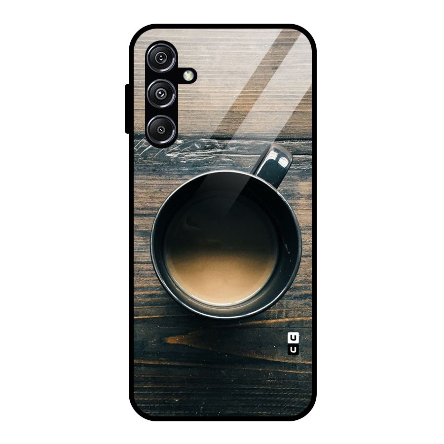 Chai On Wood Glass Back Case for Galaxy M34 5G