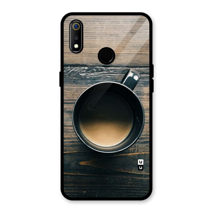 Chai On Wood Glass Back Case for Realme 3i
